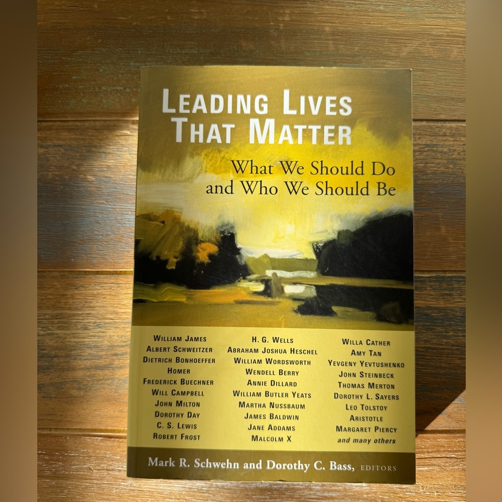 Leading Lives That Matter by Schwehn & Bass Paperback Eerdmans Christian Growth